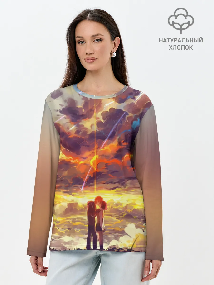 Лонгслив женский. Хлопок / The End
