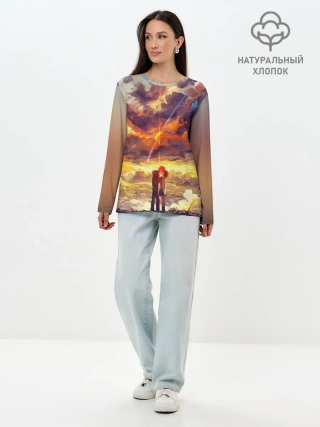 Лонгслив женский. Хлопок / The End