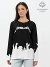 Лонгслив женский. Хлопок / Metallica