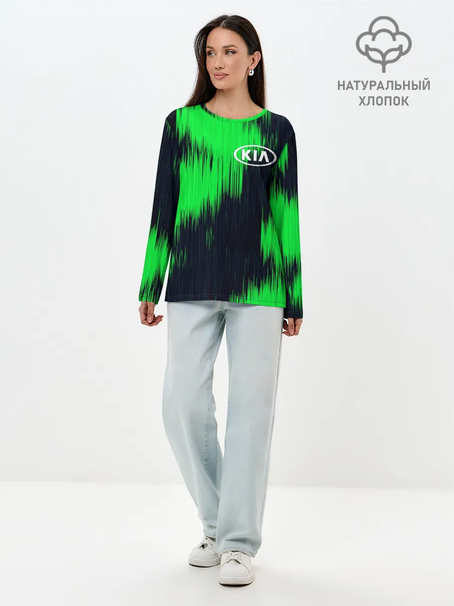 Лонгслив женский. Хлопок / KIA sport collection