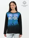 Лонгслив женский. Хлопок / AC/DC