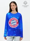 Лонгслив женский. Хлопок / FC Bayern Munchen space 2018