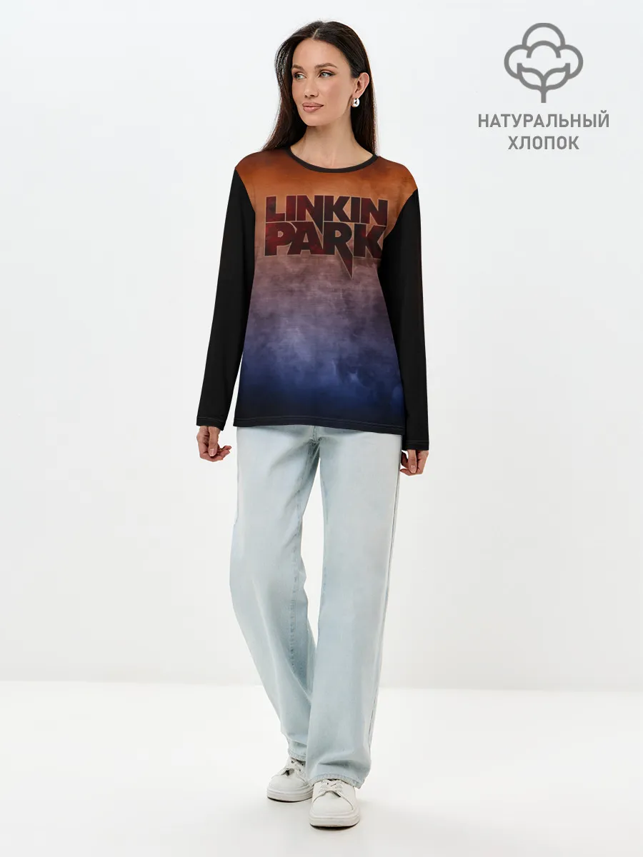 Лонгслив женский. Хлопок / Linkin Park