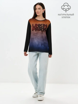 Лонгслив женский. Хлопок / Linkin Park