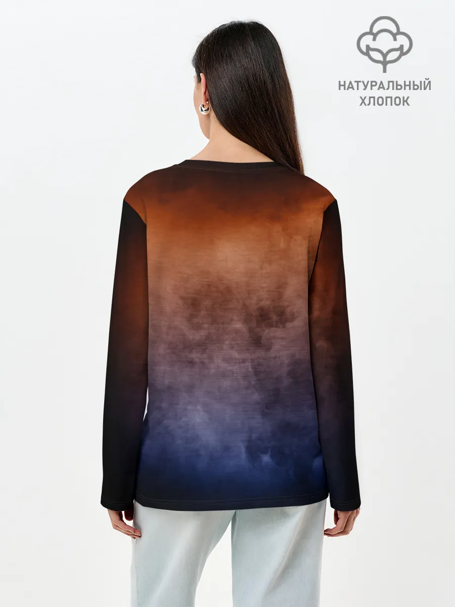 Лонгслив женский. Хлопок / Nine Inch Nails