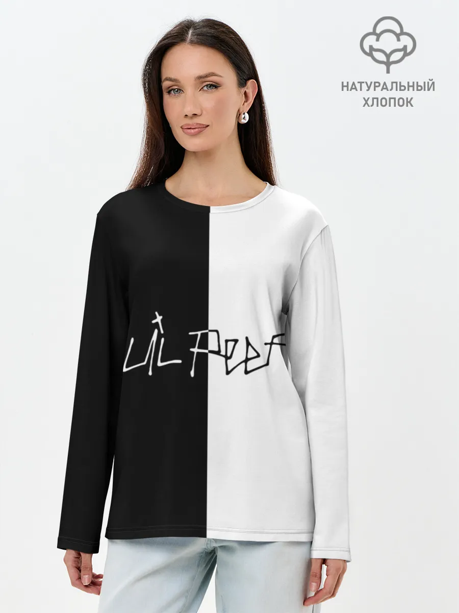 Лонгслив женский. Хлопок / Lil Peep