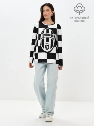 Лонгслив женский. Хлопок / Juventus