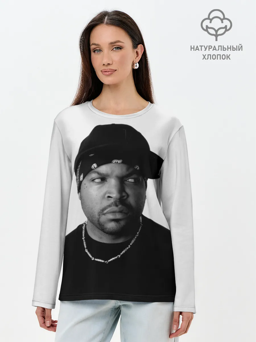 Лонгслив женский. Хлопок / Ice Cube