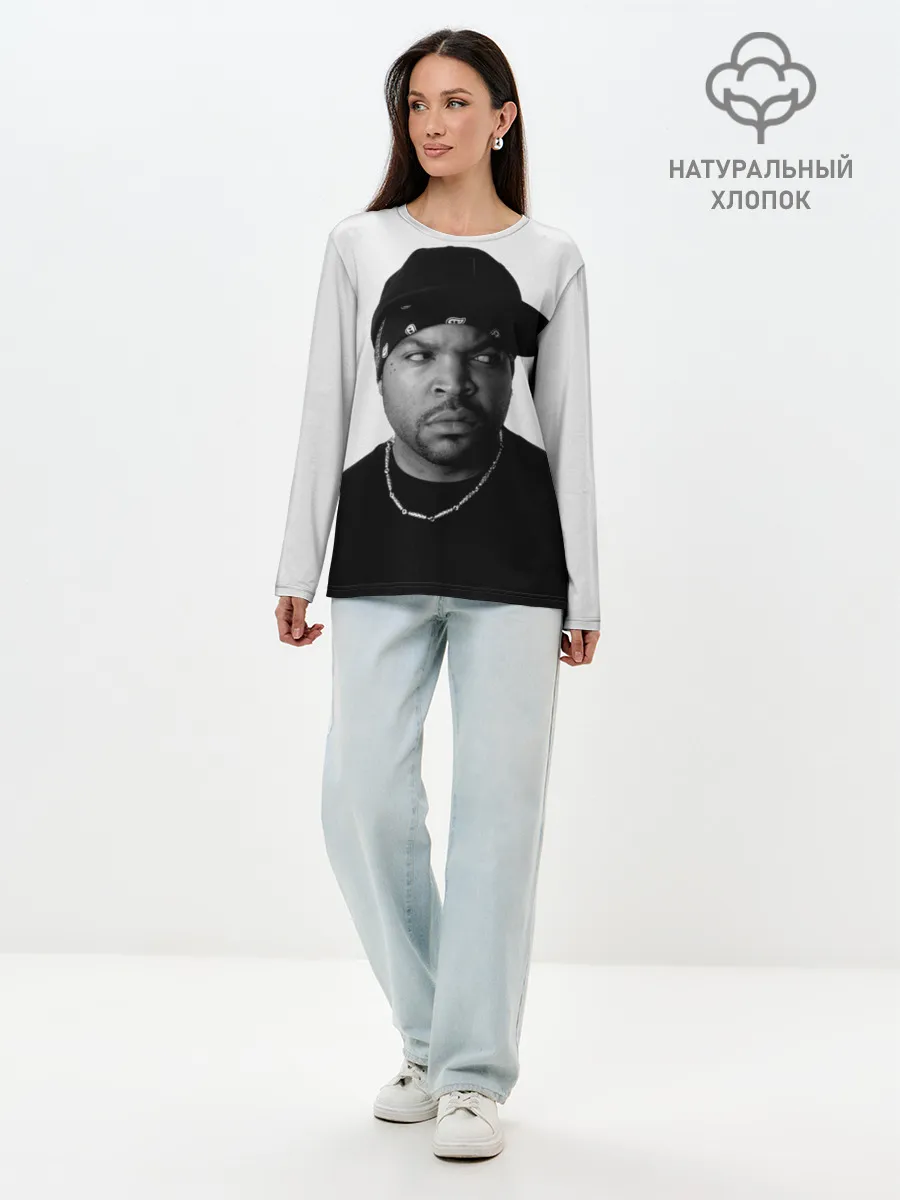 Лонгслив женский. Хлопок / Ice Cube