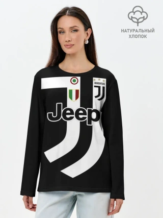 Лонгслив женский. Хлопок / Juventus FIFA Edition