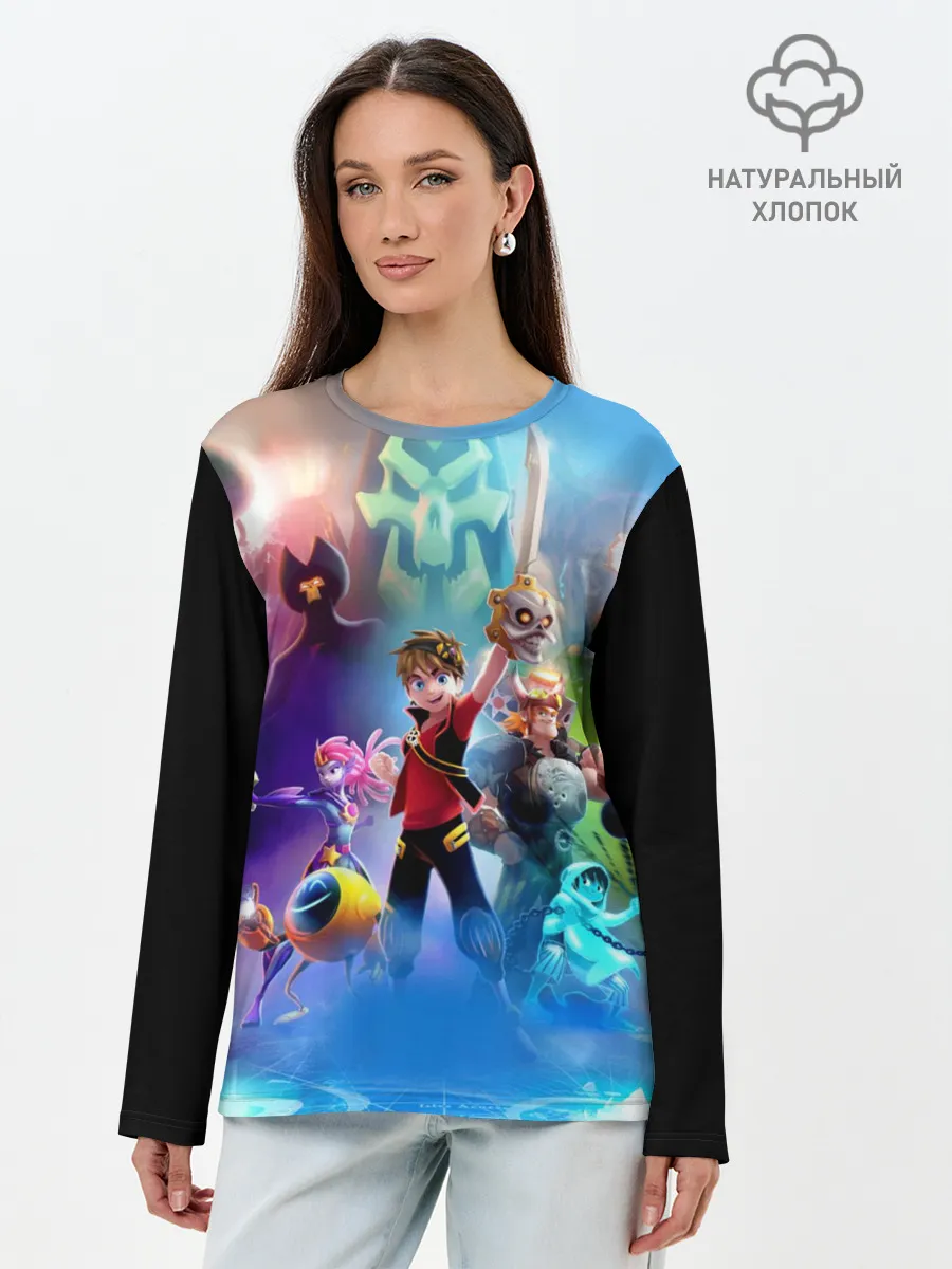 Лонгслив женский. Хлопок / Zak _