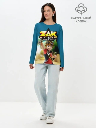 Лонгслив женский. Хлопок / Zak Storm_2