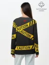 Лонгслив женский. Хлопок / Caution Style