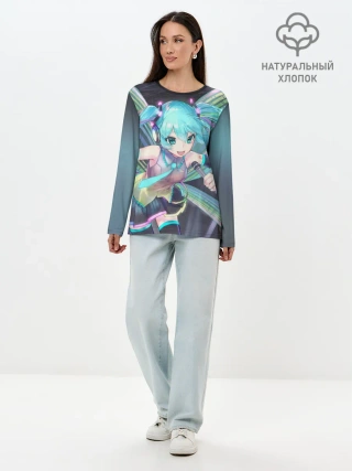 Лонгслив женский. Хлопок / Song