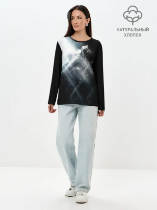 Лонгслив женский. Хлопок / Metro 2033