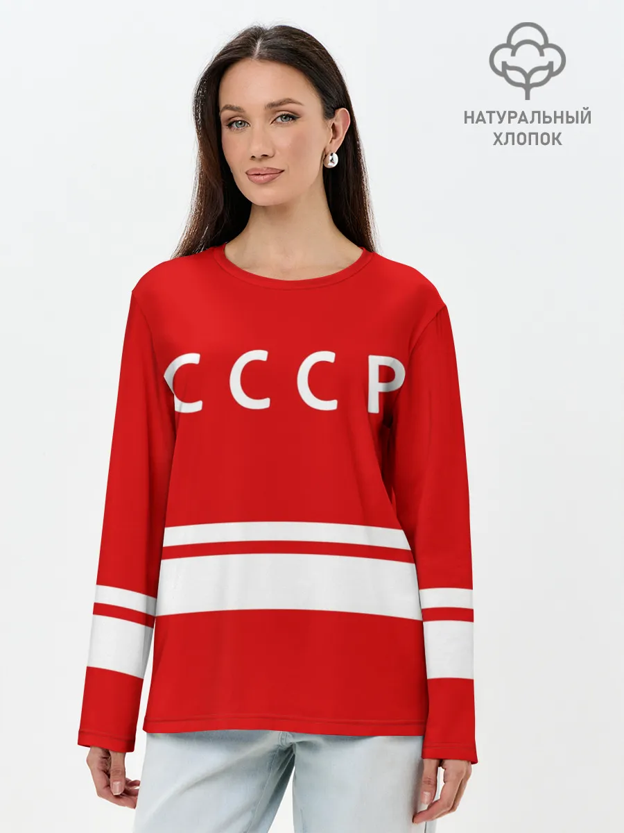 Лонгслив женский. Хлопок / Валерий Харламов 17