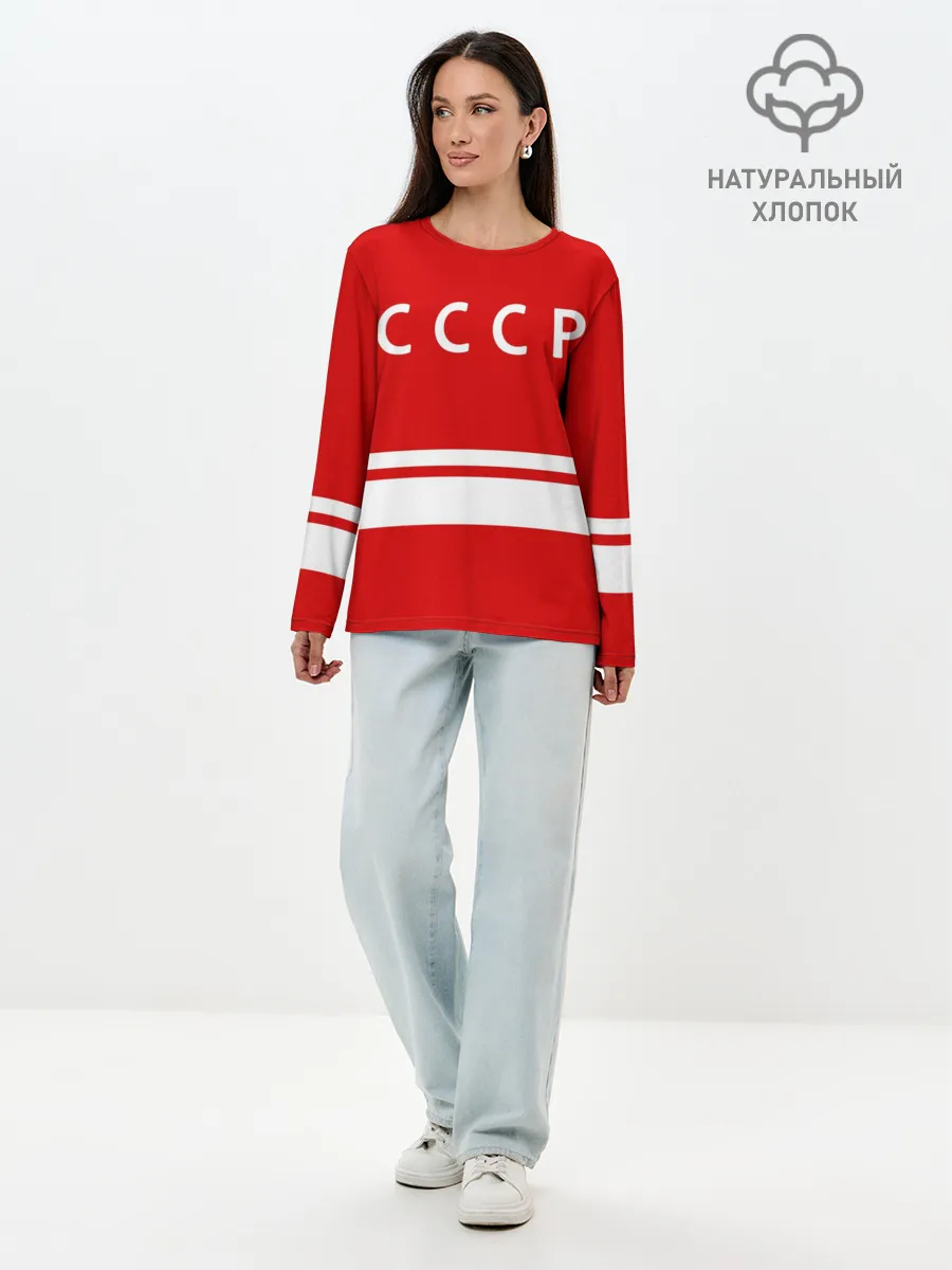 Лонгслив женский. Хлопок / Валерий Харламов 17