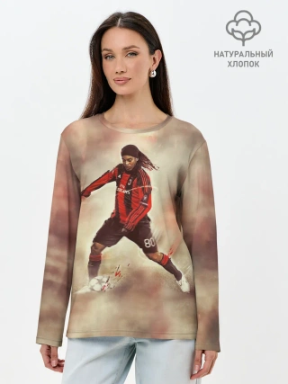 Лонгслив женский. Хлопок / Ronaldinho