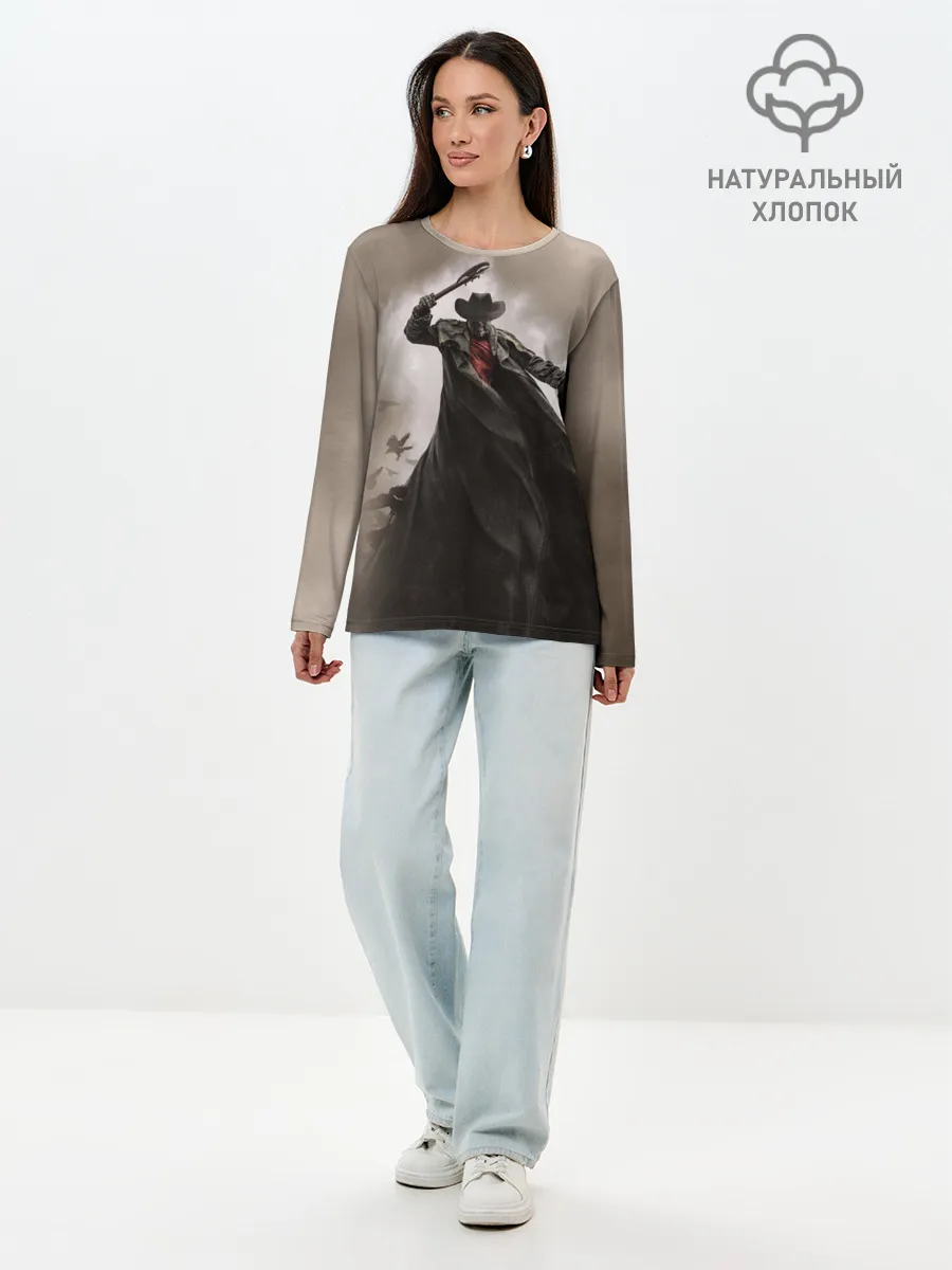 Лонгслив женский. Хлопок / Джиперс Криперс