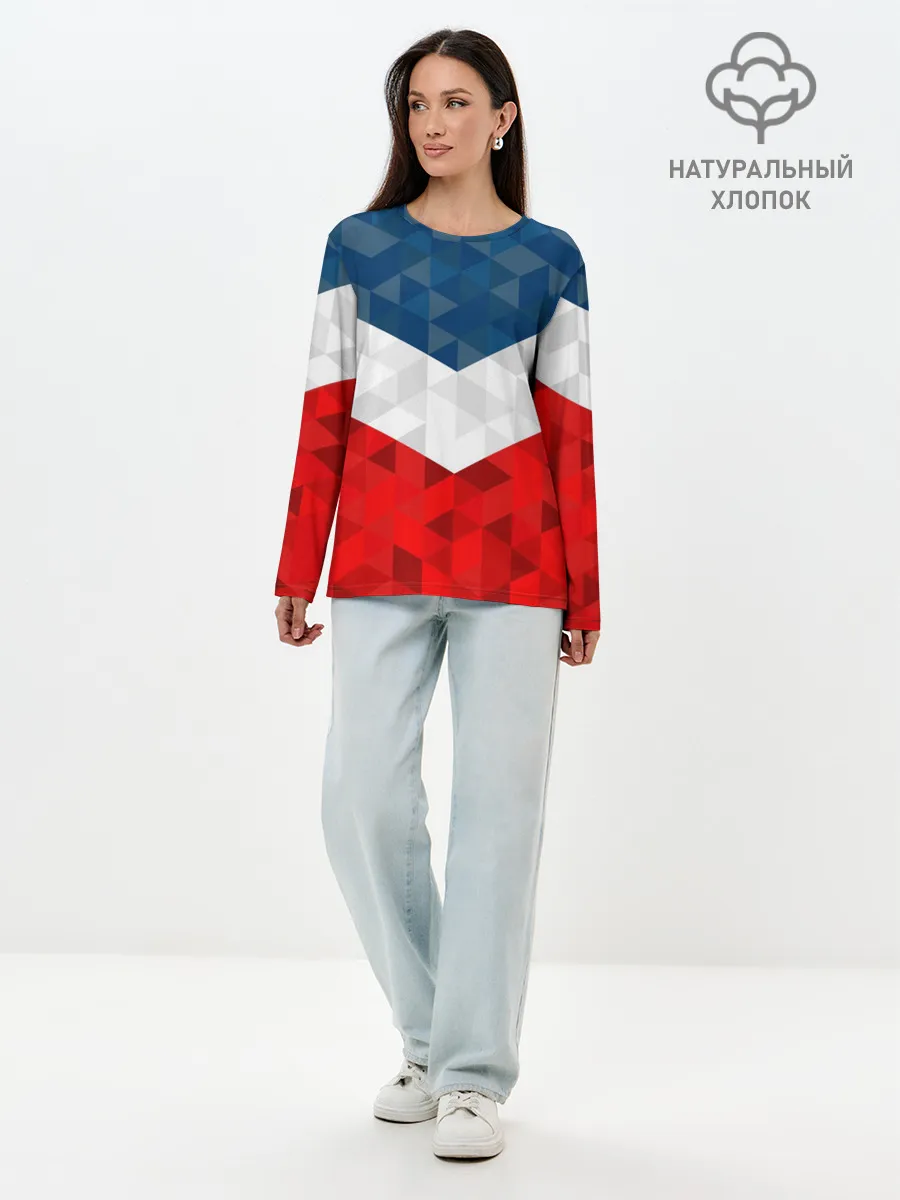 Лонгслив женский. Хлопок / Форма России