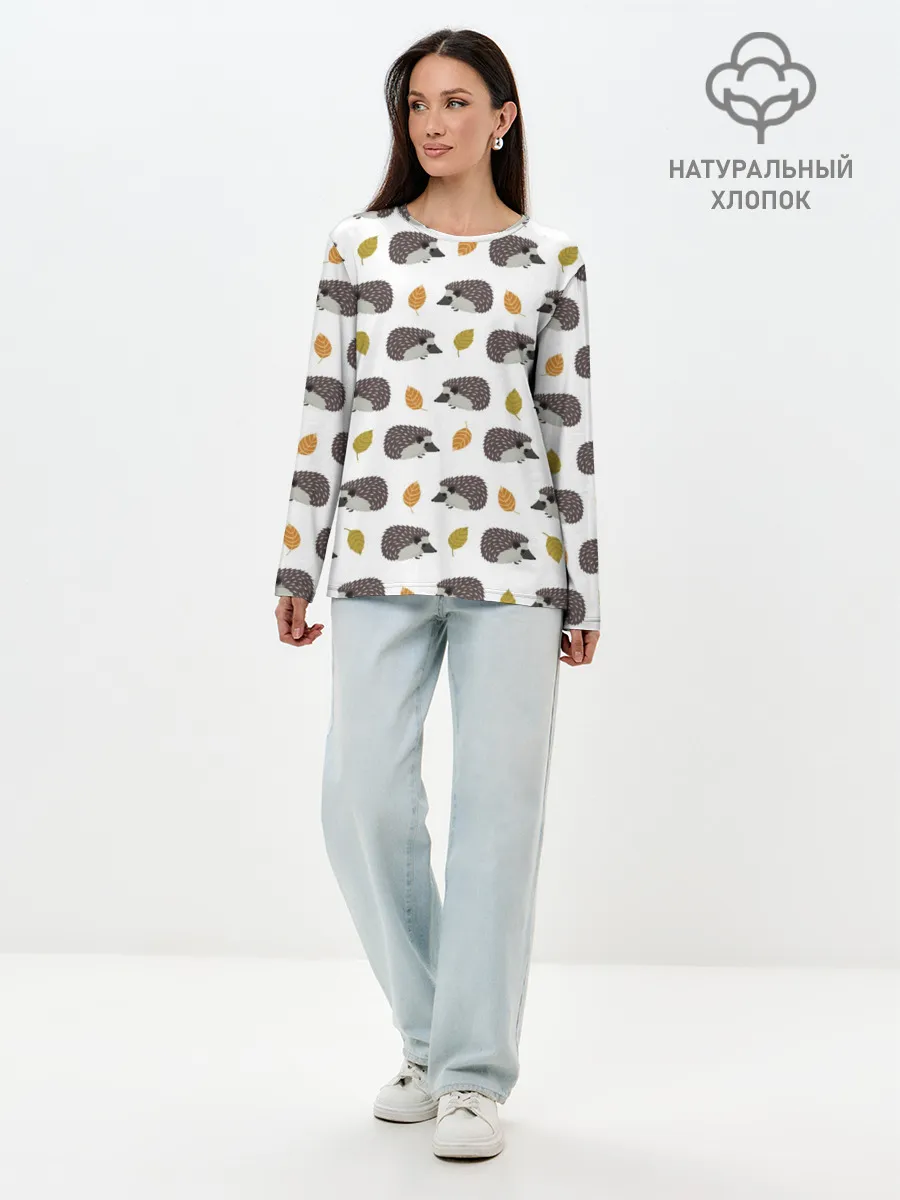 Лонгслив женский. Хлопок / чего такой колючий?