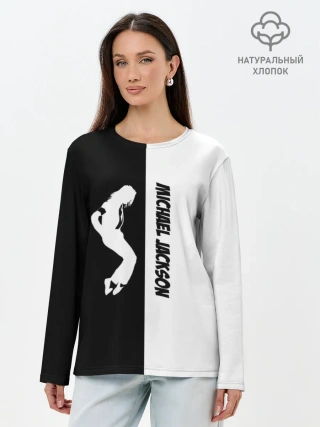 Лонгслив женский. Хлопок / Michael Jackson