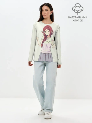 Лонгслив женский. Хлопок / Ня