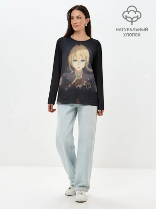 Лонгслив женский. Хлопок / Violet Evergarden