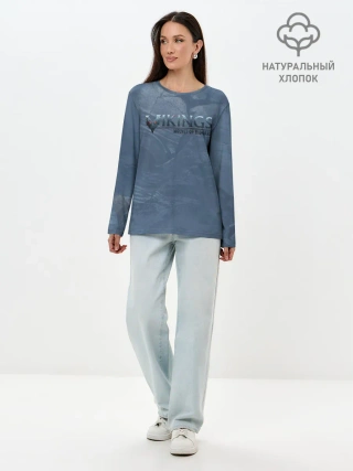 Лонгслив женский. Хлопок / Vikings