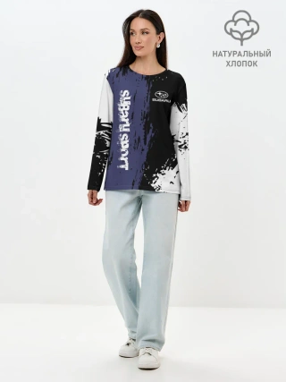 Лонгслив женский. Хлопок / SUBARU | СУБАРУ