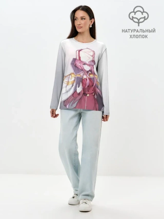 Лонгслив женский. Хлопок / Милый во Франкcе