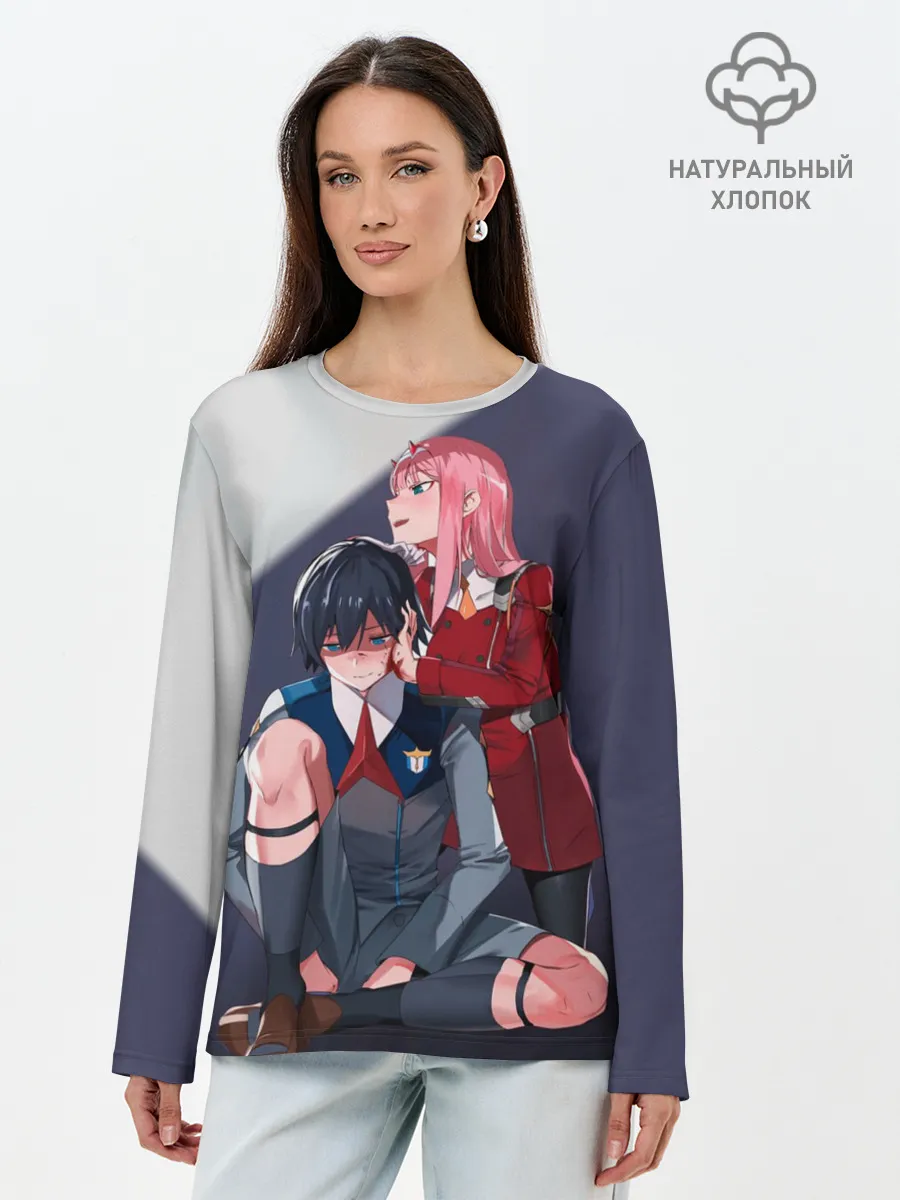 Лонгслив женский. Хлопок / Милый во Франкcе