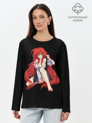 Лонгслив женский. Хлопок / Rias Gremory