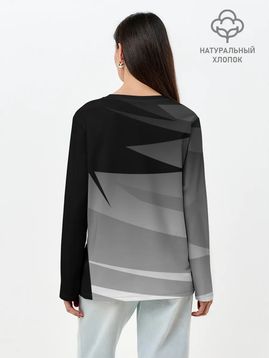 Лонгслив женский. Хлопок / MITSUBISHI SPORT