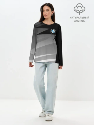 Лонгслив женский. Хлопок / BMW 2018 SPORT