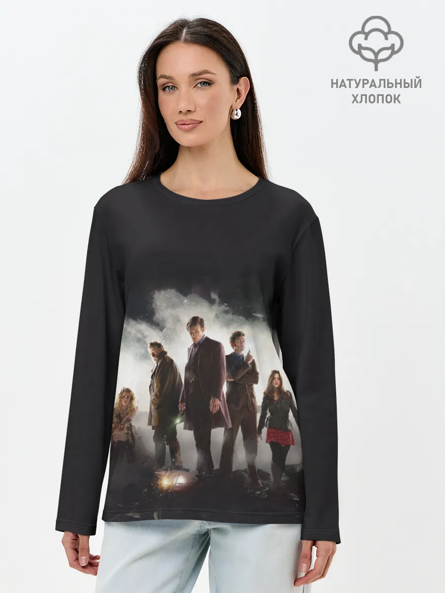 Лонгслив женский. Хлопок / Doctor Who
