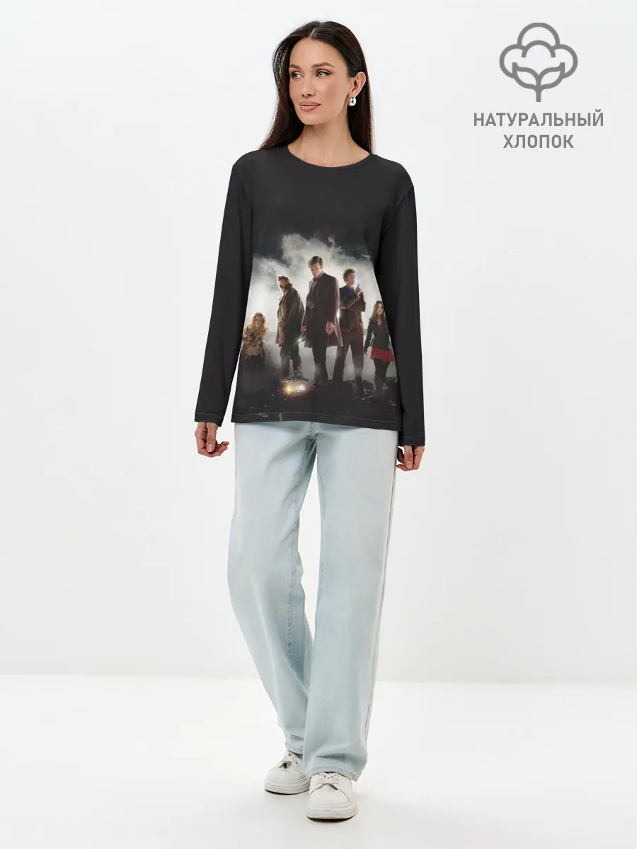 Лонгслив женский. Хлопок / Doctor Who