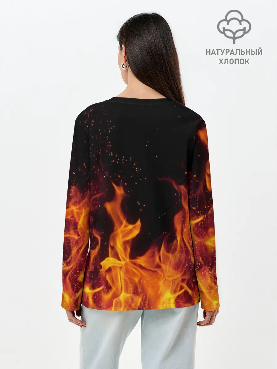 Лонгслив женский. Хлопок / FC Manchester United