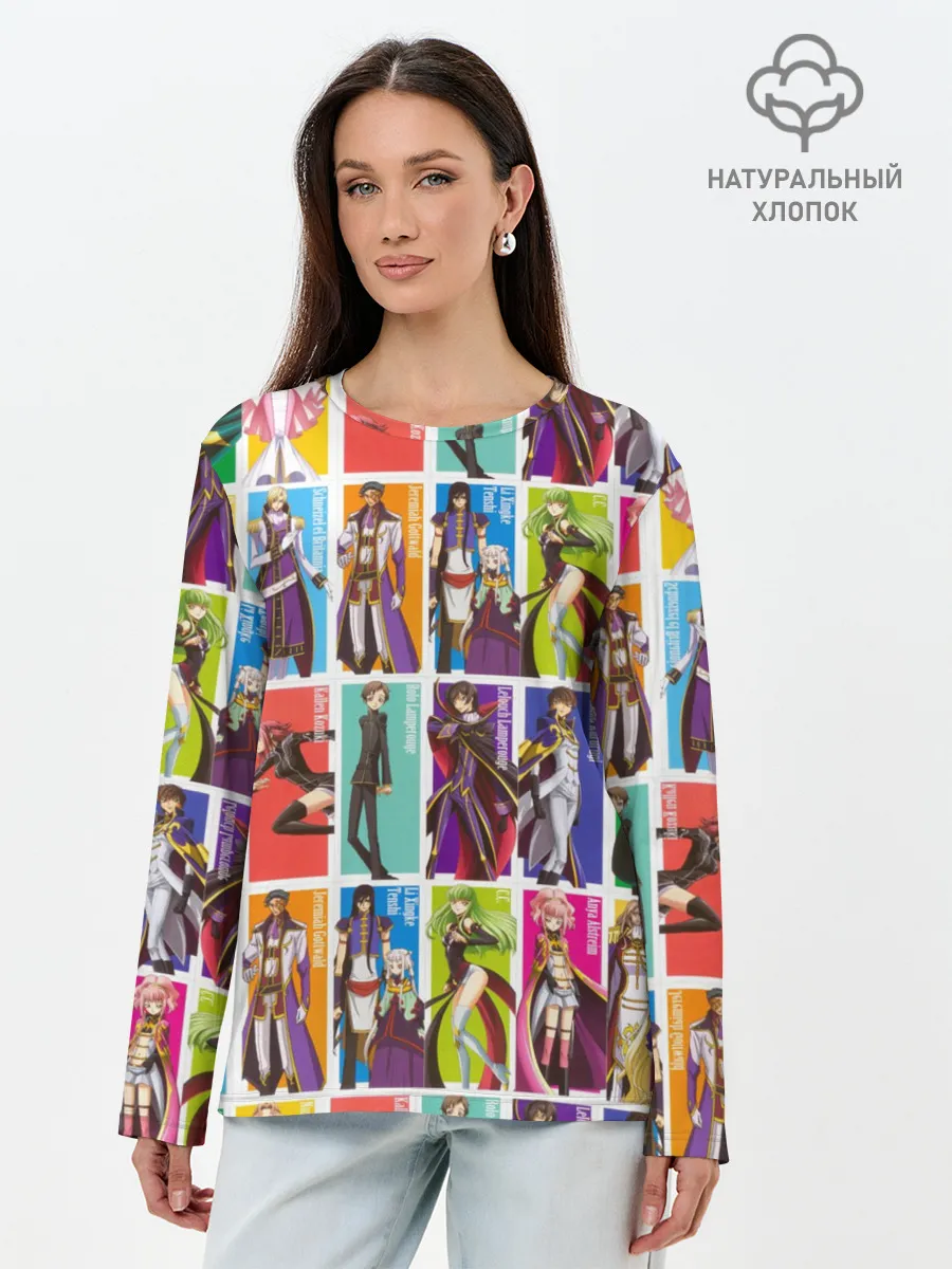 Лонгслив женский. Хлопок / Code Geass_5