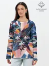 Лонгслив женский. Хлопок / Flower collection