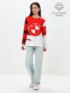 Лонгслив женский. Хлопок / bmw uniform