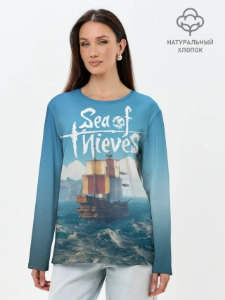 Лонгслив женский. Хлопок / Sea of Thieves