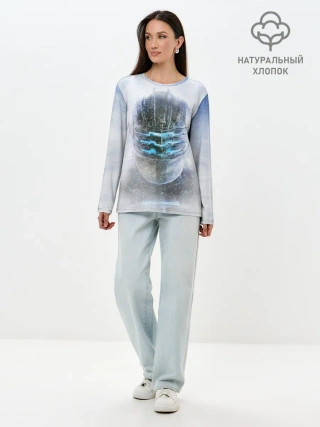 Лонгслив женский. Хлопок / Dead Space