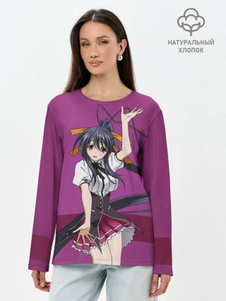 Лонгслив женский. Хлопок / Акэно Химэдзима_2