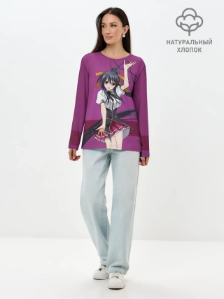 Лонгслив женский. Хлопок / Акэно Химэдзима_2