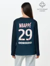 Лонгслив женский. Хлопок / Мбаппе Форма Домашняя 18/19