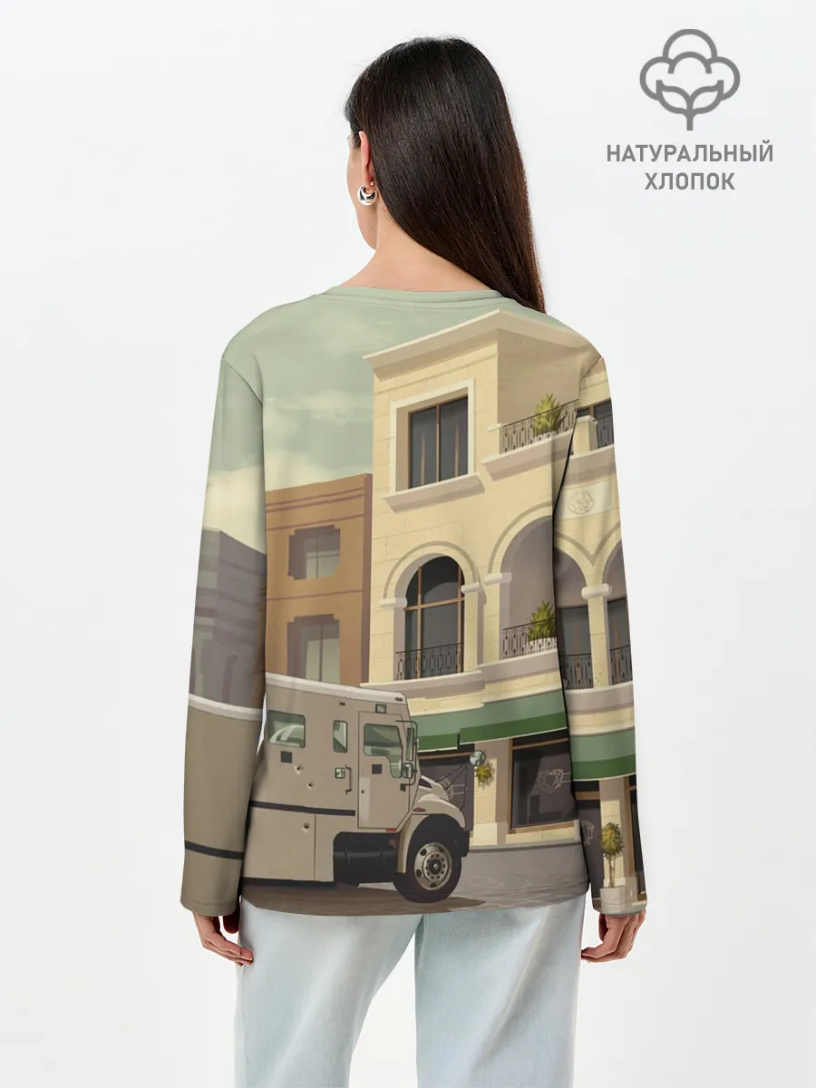 Лонгслив женский. Хлопок / GTA V - Майкл