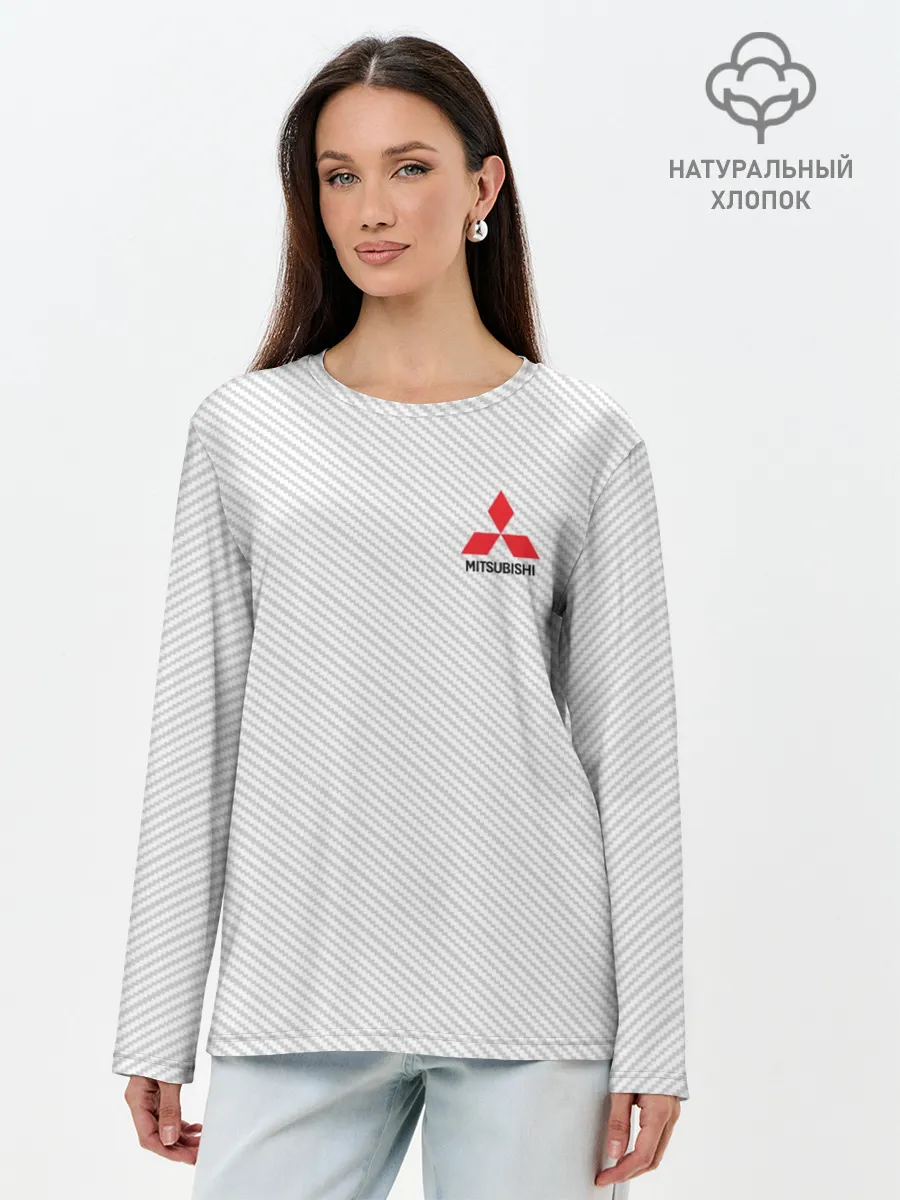 Лонгслив женский. Хлопок / MITSUBISHI SPORT