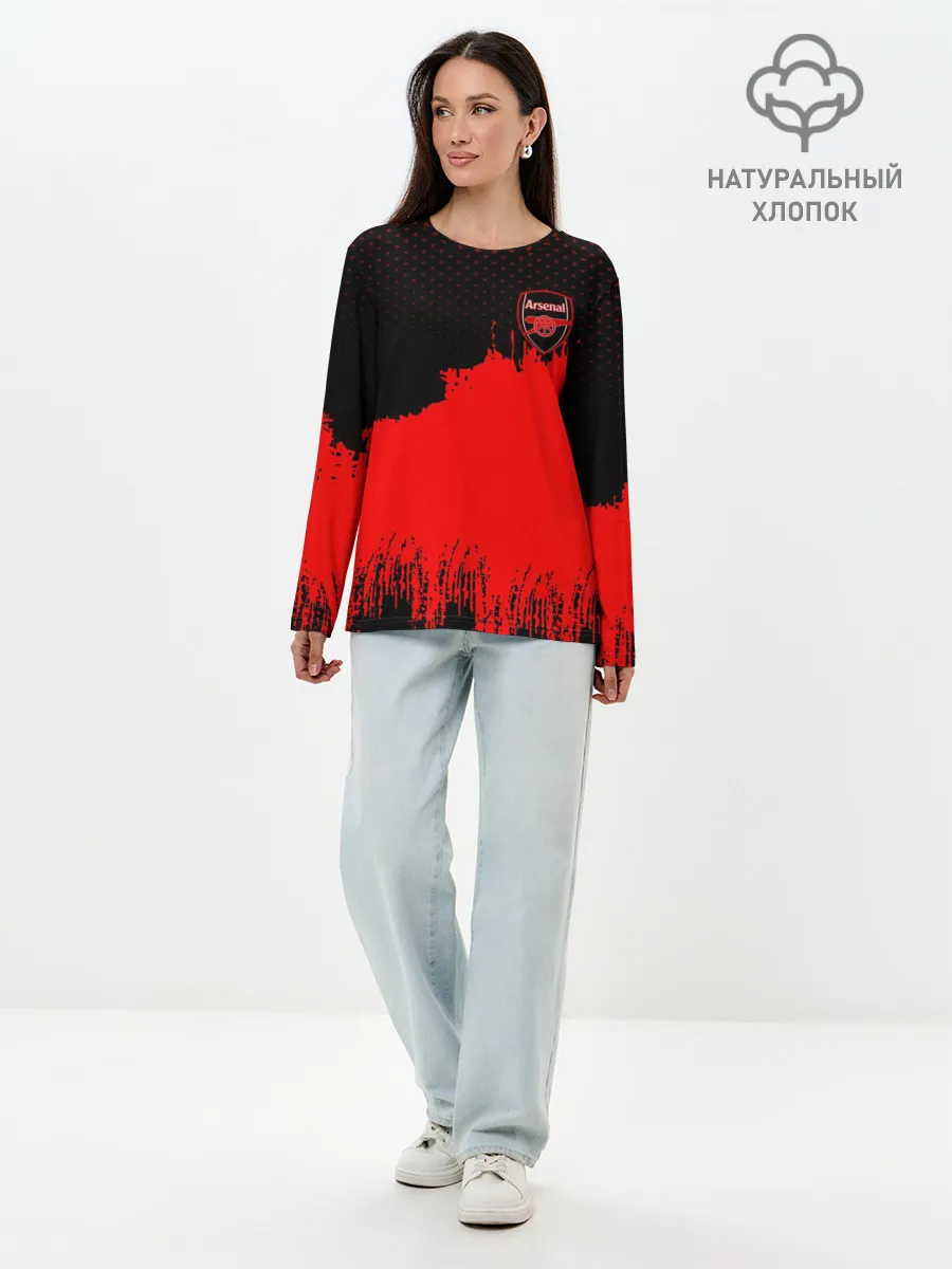 Лонгслив женский. Хлопок / Arsenal Original