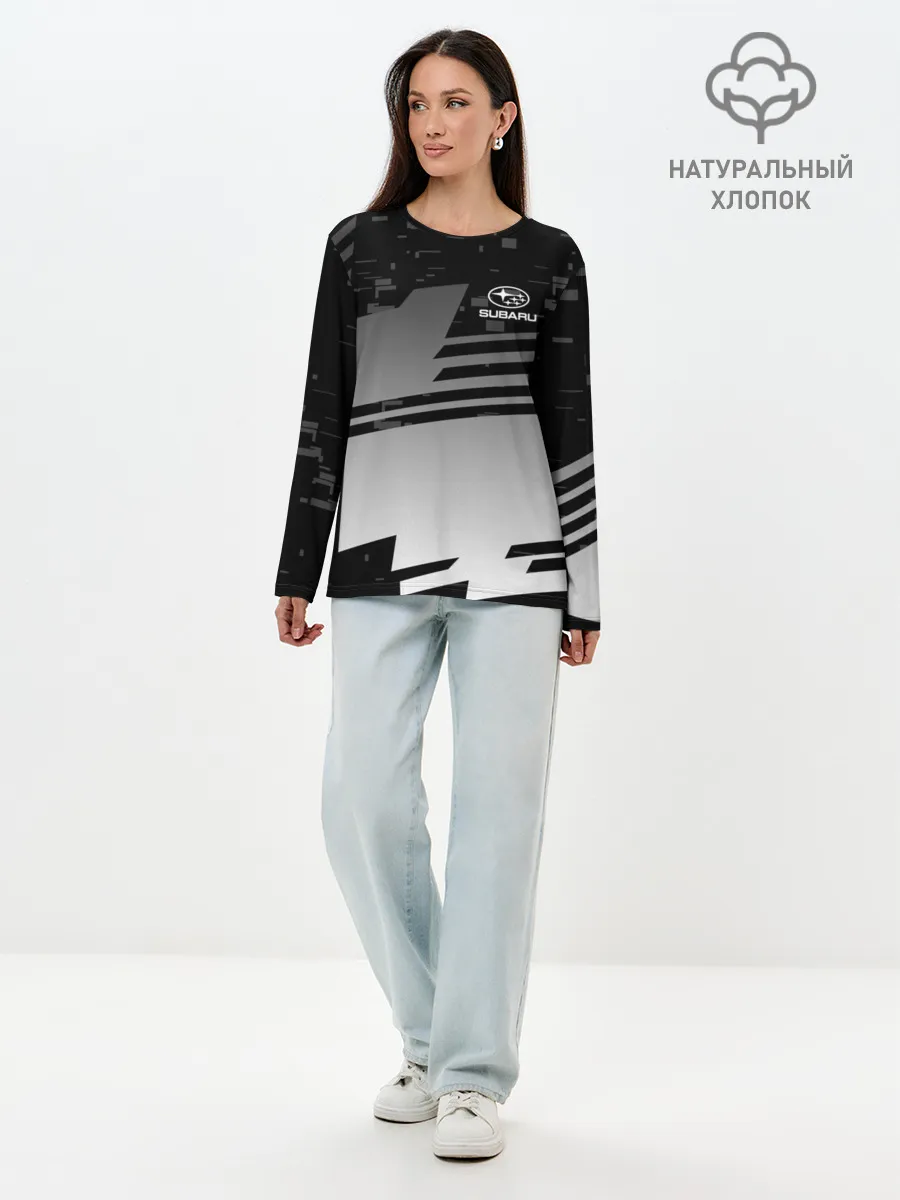 Лонгслив женский. Хлопок / SUBARU SPORT